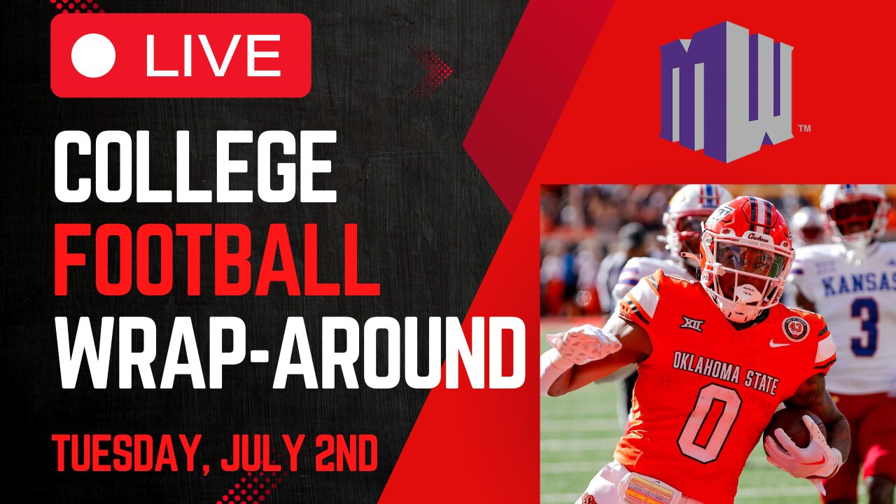 Ollie Gordon II Arrested | College Football Wrap-Around LIVE | Tuesday, July 2nd