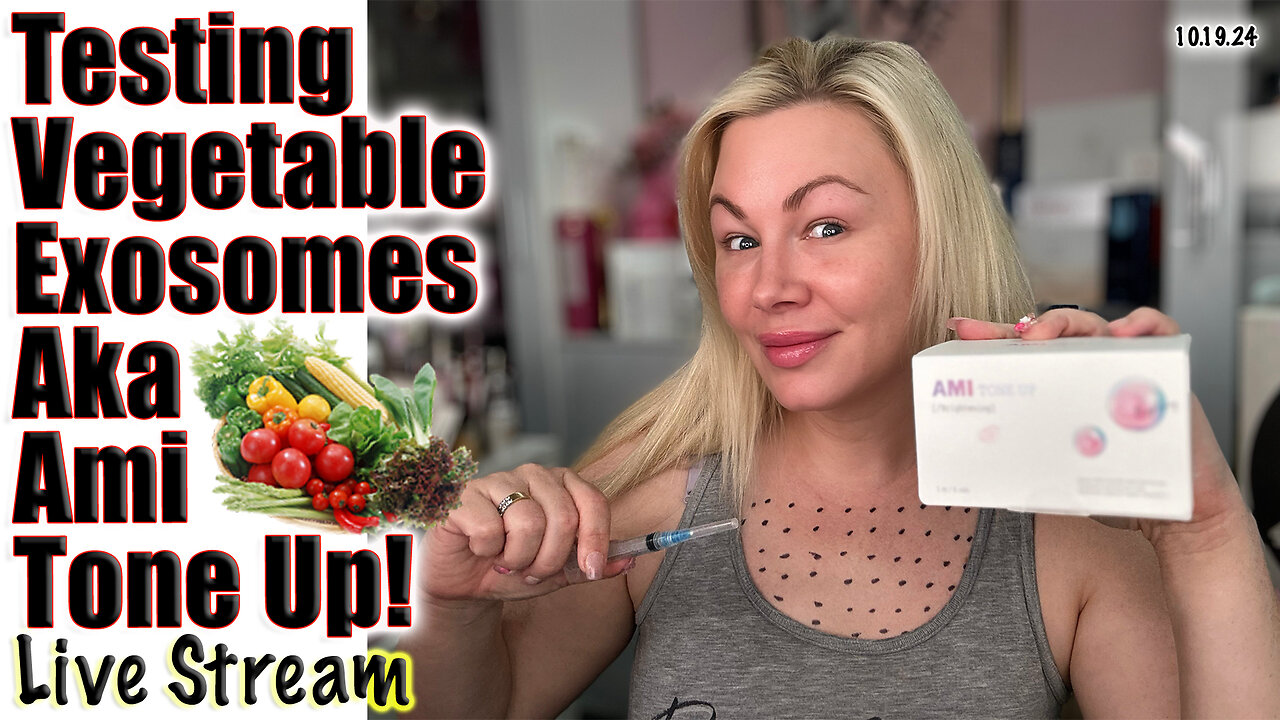 Testing Vegetable Exosomes aka Ami Tone Up! AceCosm, code Jessica10 Saves you money!