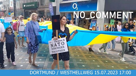 NO COMMENT | Dortmund Westenhellweg | 15.07.2023 | Demo Ukraine Krieg Russland