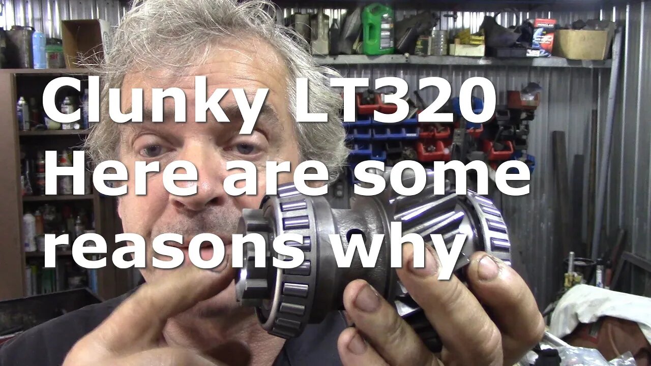 LT230 why is mine clunking and what should it be like