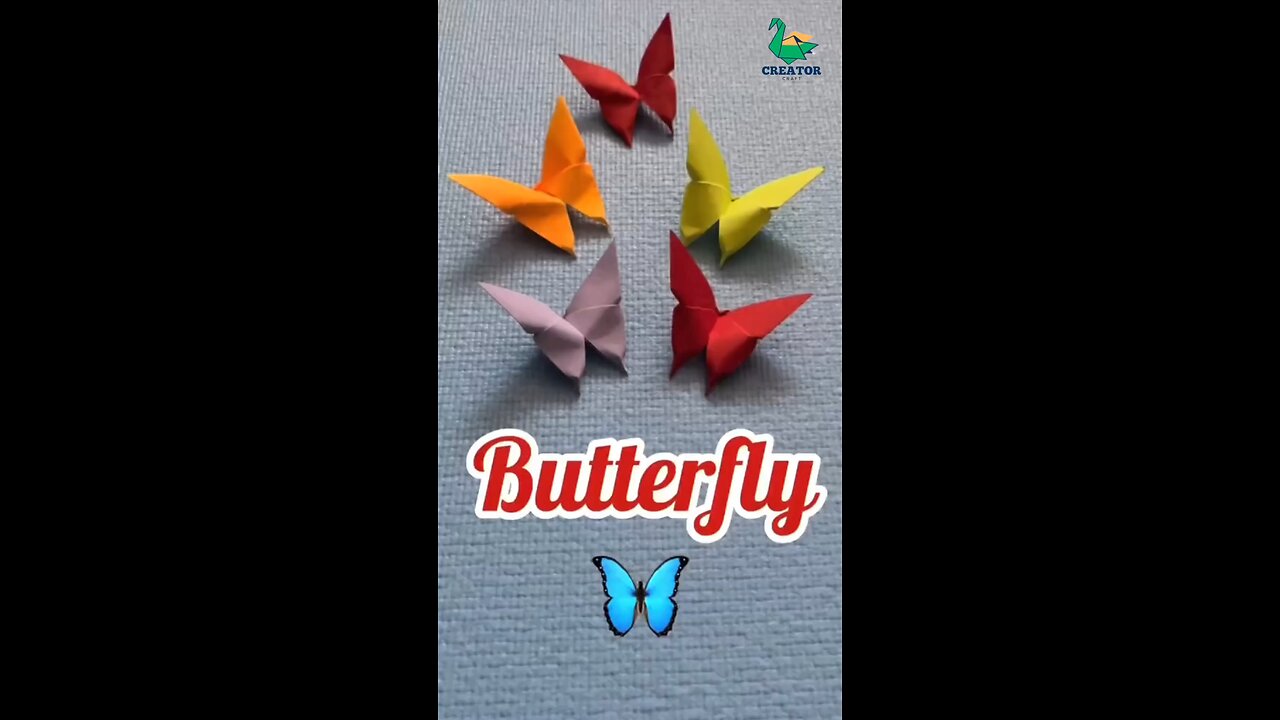 Amazing Butterfly DIY carft 🦋 ll #shots #viralshots #diycraft #nurserycraft #creatorcraft