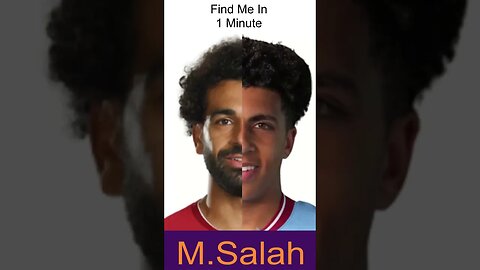 Can You Spot Me in 1 Minute? #Salah #Football #Soccer