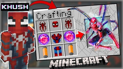 I Made Spiderman In Minecraft