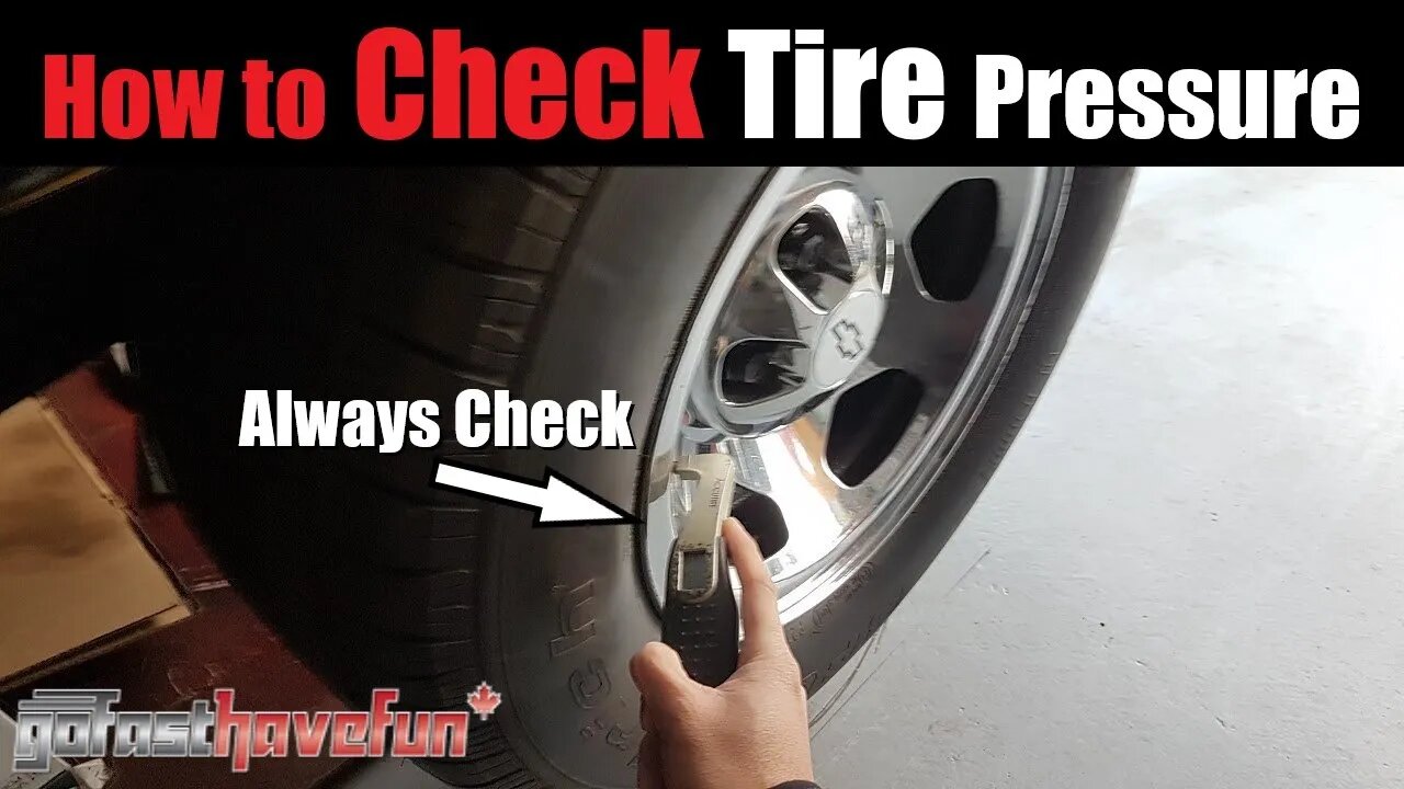 How to Check Tire Pressure | AnthonyJ350