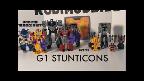 *Rodimusbill Flashback* Transformers G1 STUNTICONS & MENASOR Review (Part Two)