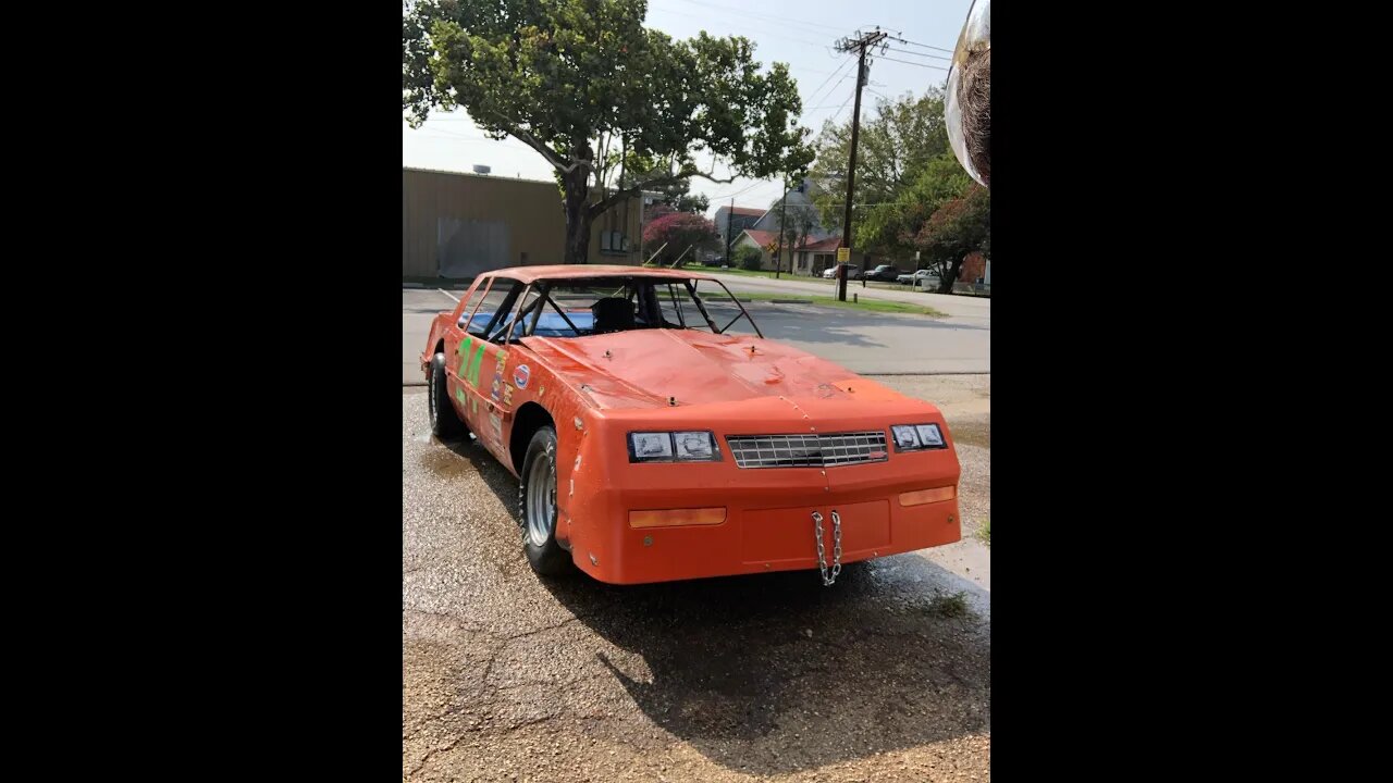 My neighbor in his IMCA stock car 10-15-2020