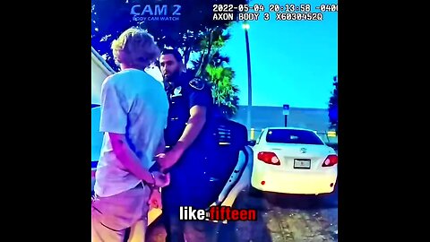 Entitled punk gets humbled by a cop