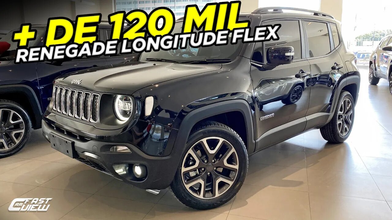 JEEP RENEGADE LONGITUDE 1.8 AUTOMÁTICO FLEX 2021 TEVE AUMENTO! AINDA VALE A PENA? Fastcarview