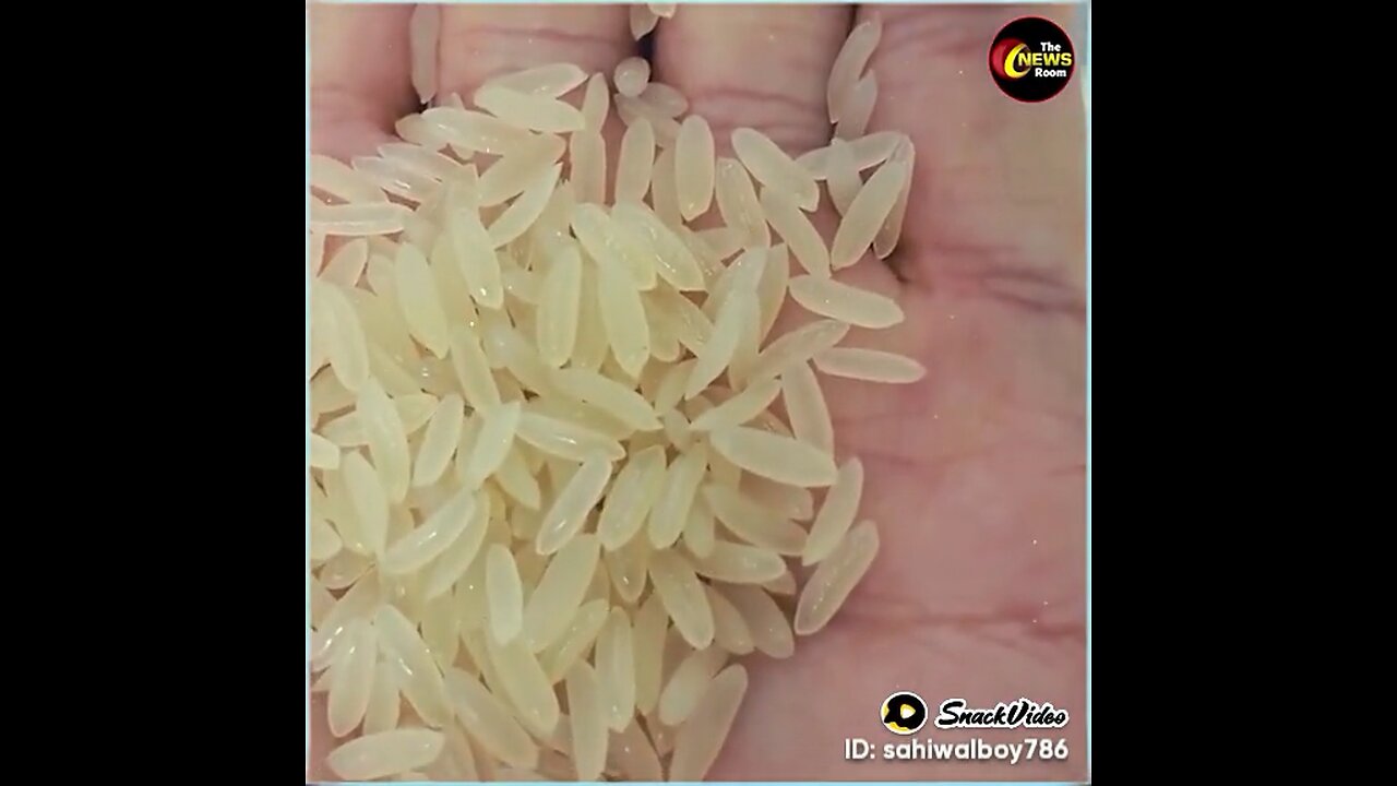 Plastic rice ??? 😳