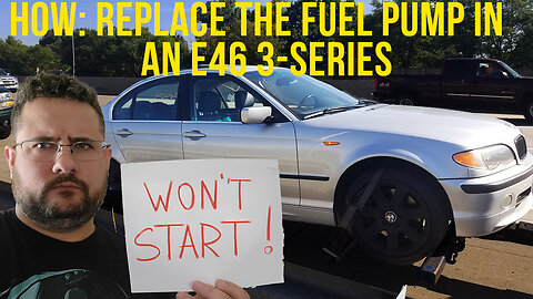 How to replace BMW E46 3 Series fuel pump with diagnostic/troubleshooting steps.