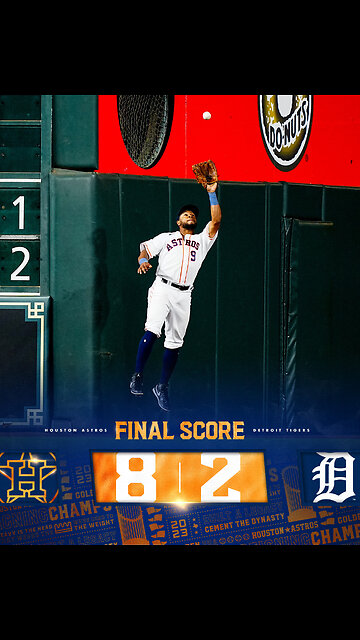Astros Win 8-2