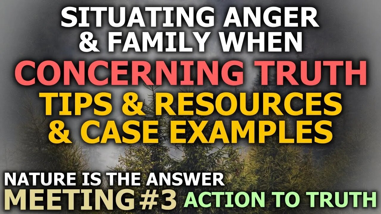 Situating Anger & Family, Concerning Truth & Action - Guidance Meeting #3