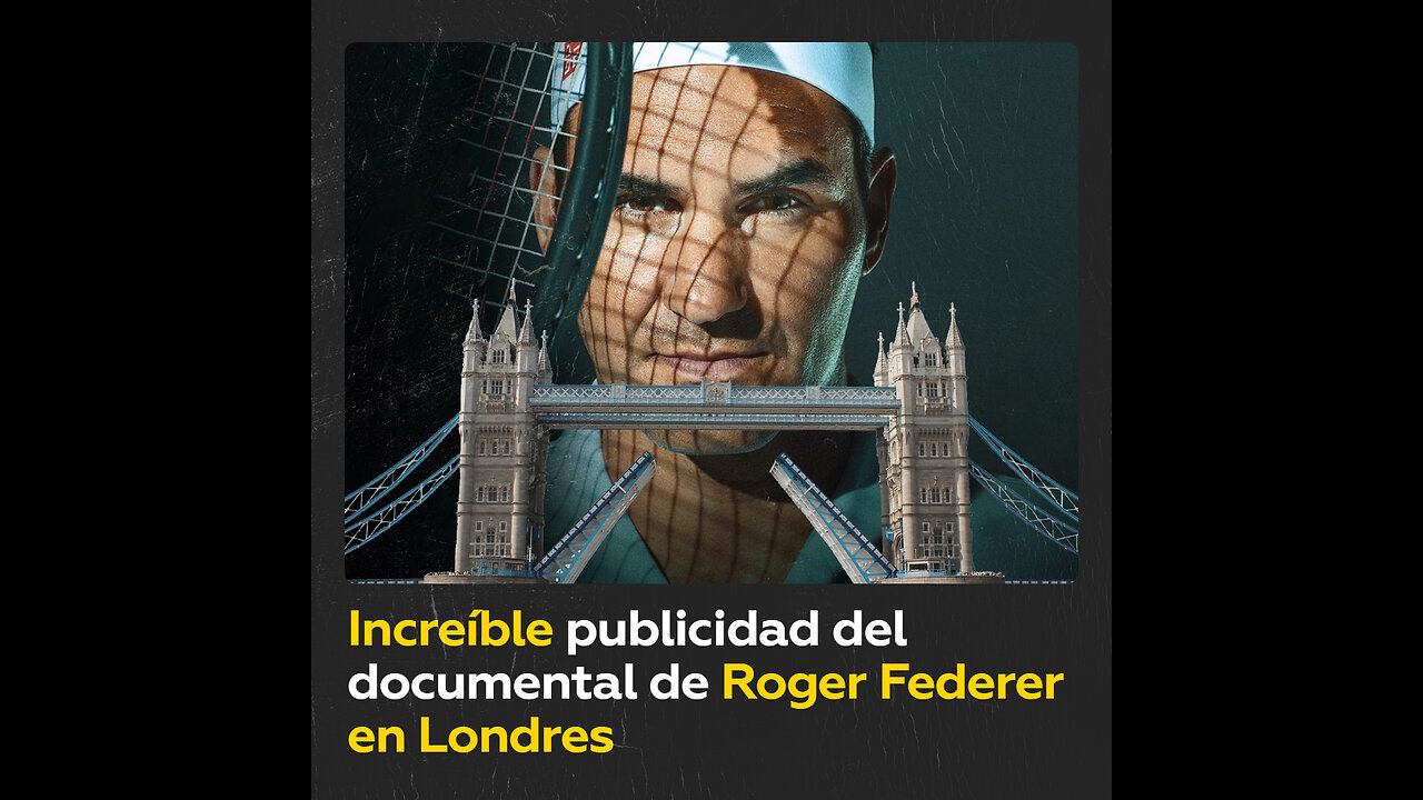 Londres se prepara para el estreno del documental de Roger Federer