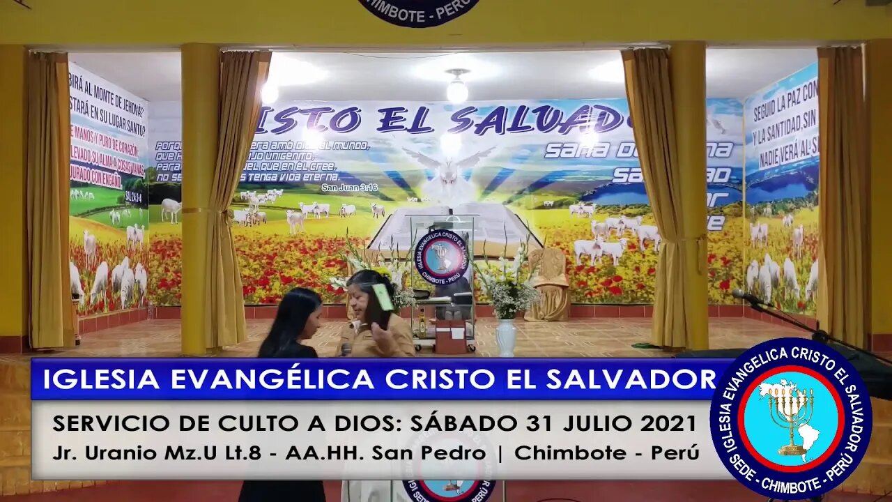 SERVICIO DE CULTO A DIOS: SÁBADO 31 JULIO 2021