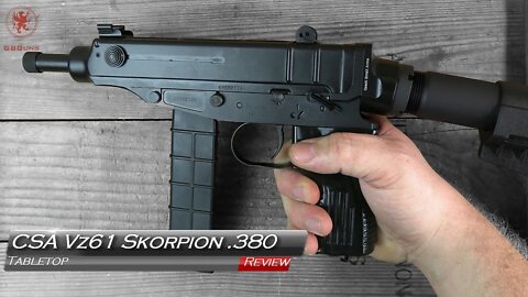 CSA Czechpoint USA Vz 61 Skorpion 380 Tabletop Review and Field Strip