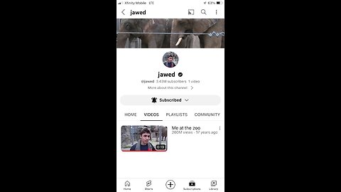 Jawed changed something on YouTube