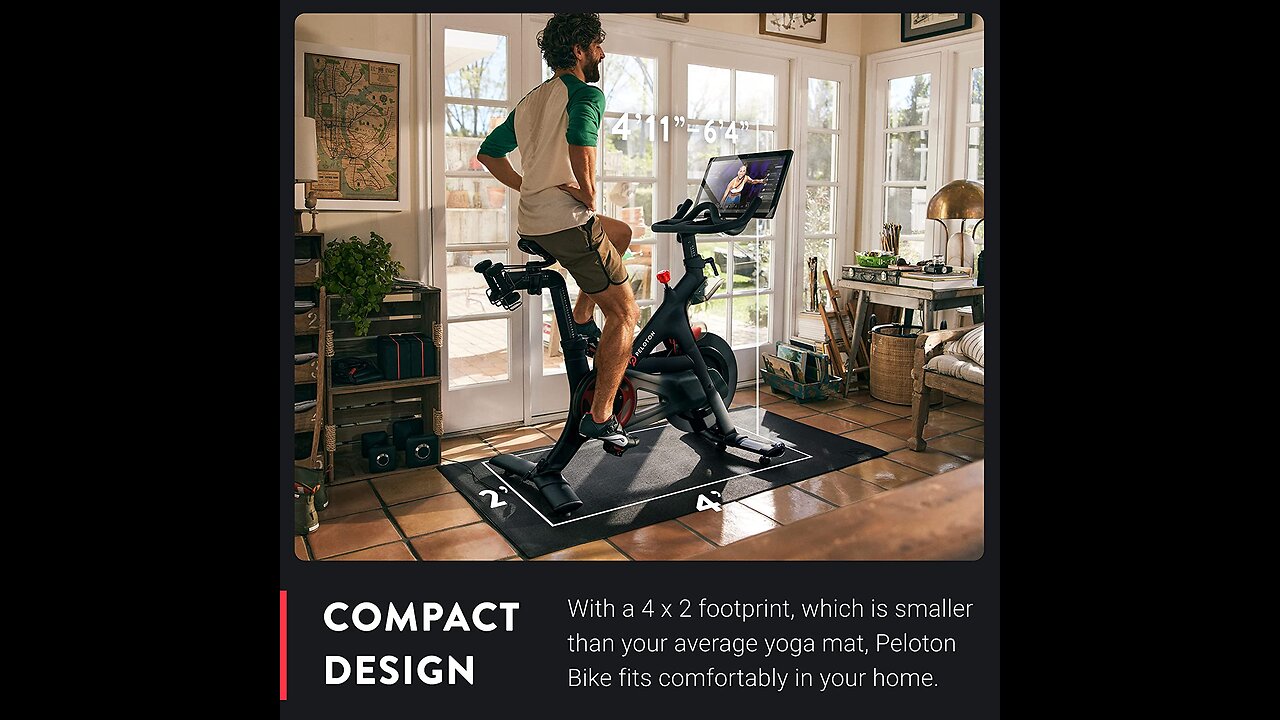 Original Peloton Bike | Indoor Stationary Exercise Bike with Immersive 22" HD Touchscreen