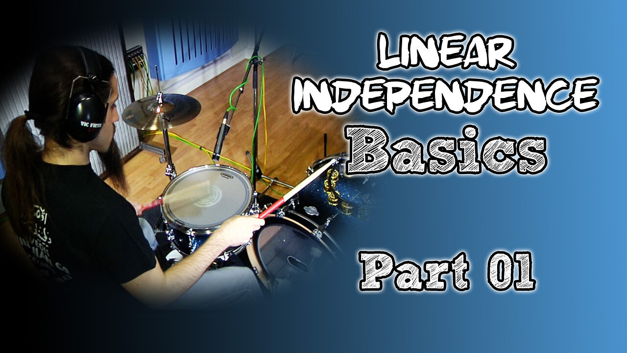 Drum Exercise | Linear Independence Basics (Part 01/36) | Panos Geo