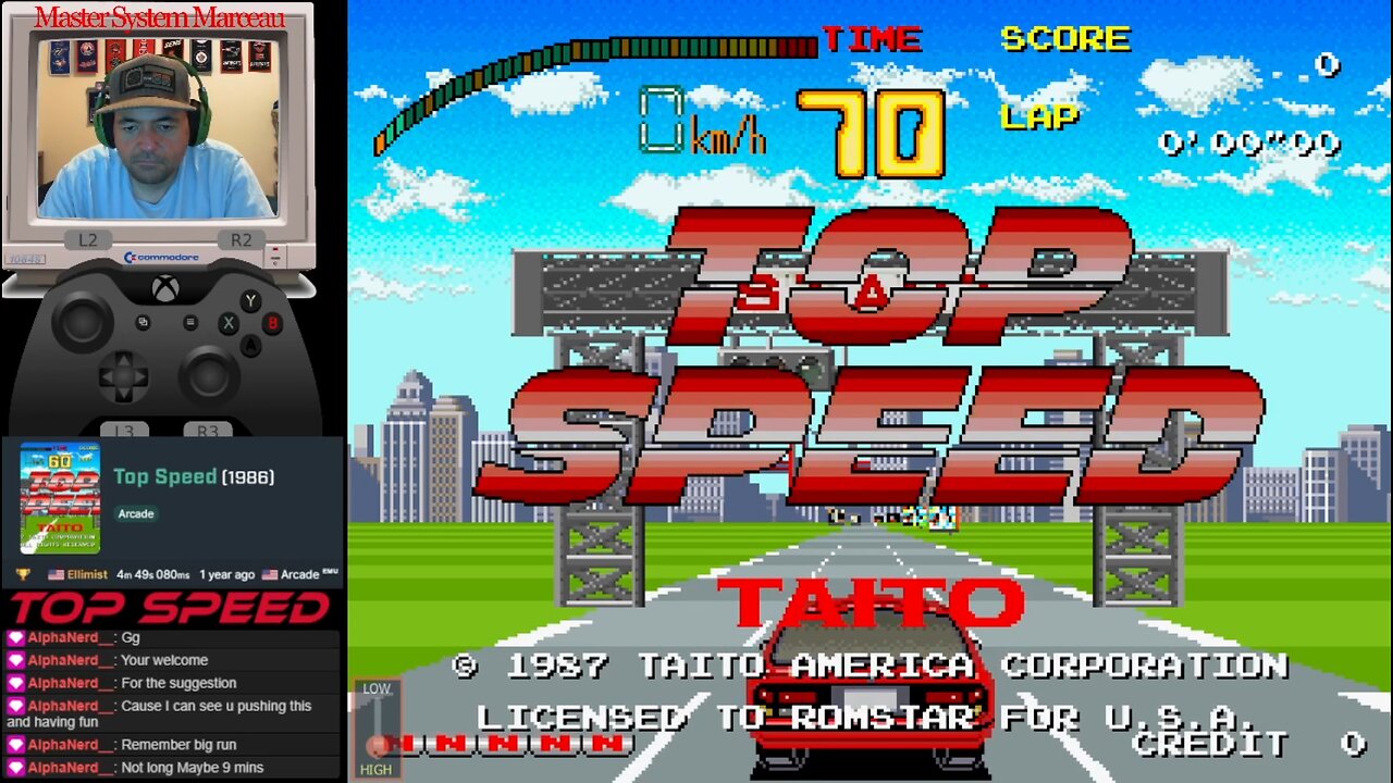 Top Speed [Arcade 1987] Any% [4'31"16] WR🥇