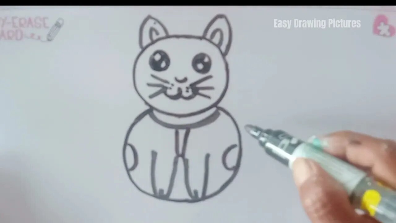 Easy Drawing Pictures: Learn to draw a butterfly