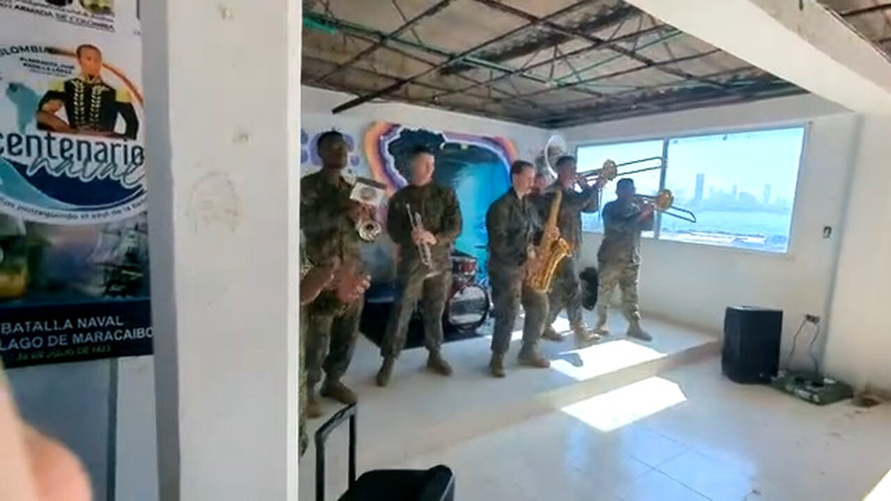 07/13/2023 U.S. Marine Force Reserve Band plays in Colombia