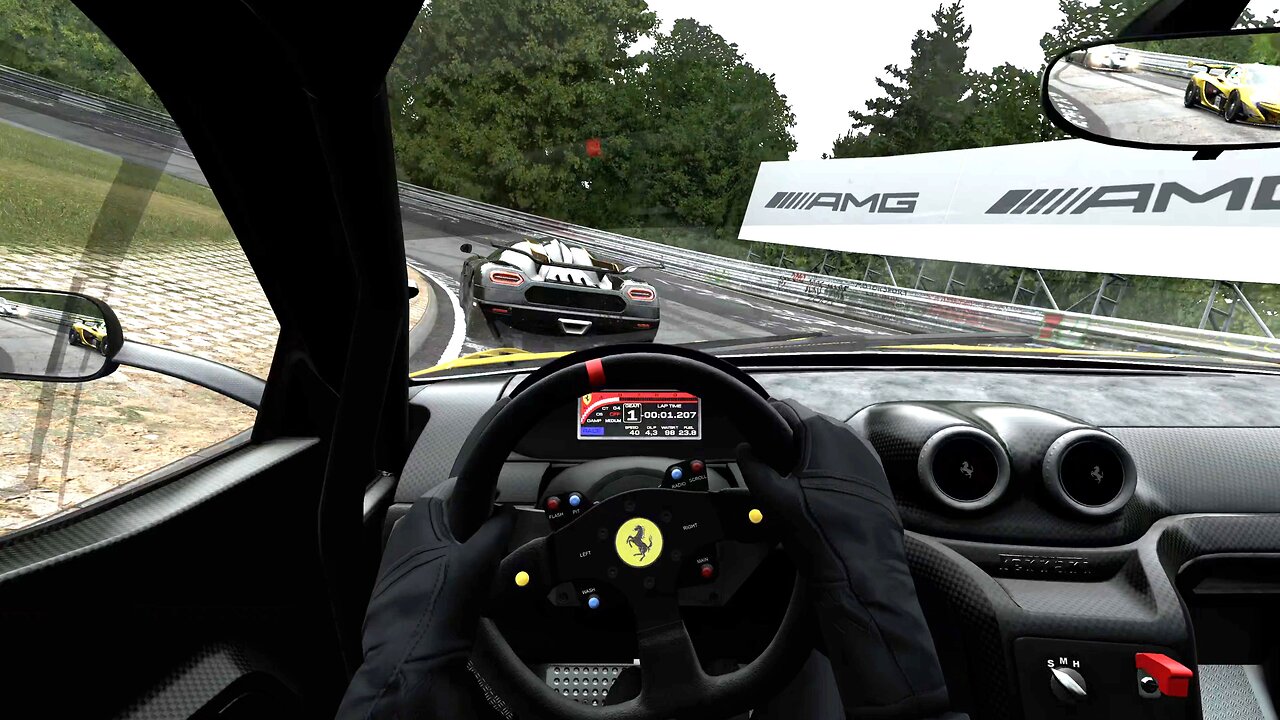 Ferrari 599XX Evo At Nurburgring! POV! INSANE! Forza Motorsport 7