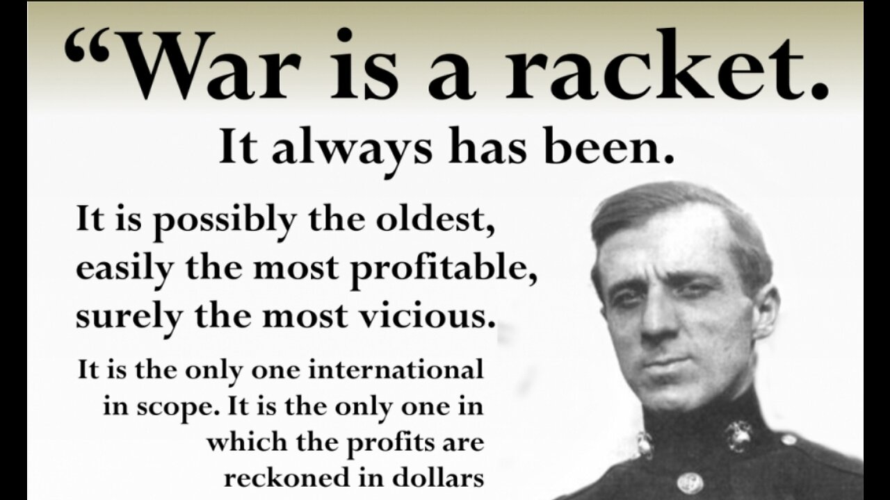 Gen Smeadly Butler - War Profiteers, Crooked Gov & Mentality Destroyed Young Men