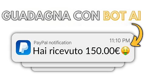 Guadagna 700€/Giorno Con Bot AI - Come Fare Soldi Online 2023