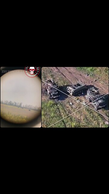 Ukrainian US made MRAP's destroyed at the Vremevsky ledge!