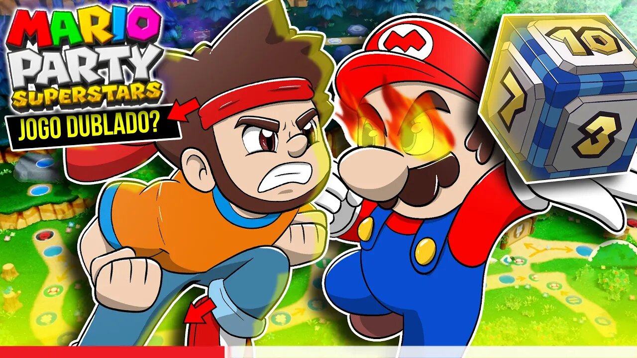 NOVO MARIO PARTY Super Stars - PRIMEIRO Jogo DUBLADO da NINTENDO | RK play