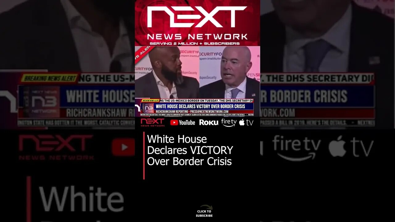 White House Declares VICTORY Over Border Crisis #shorts