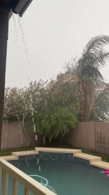 A storm in the East Valley