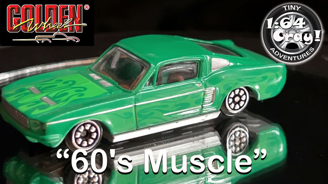 “60's Muscle” in Green Flames- Model by Golden Wheel