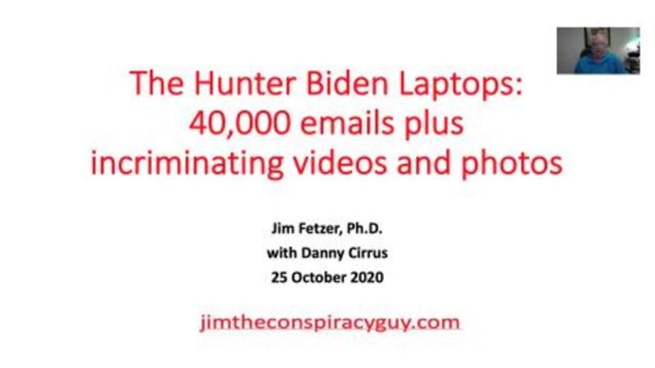 The Hunter Biden Laptops: 40,000 Emails Plus Photos and Videos