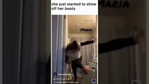 Why did she fall like that lol