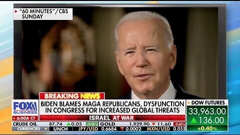 Biden Blames MAGA Republicans, Dysfunction in Congress For Increased Global Threats