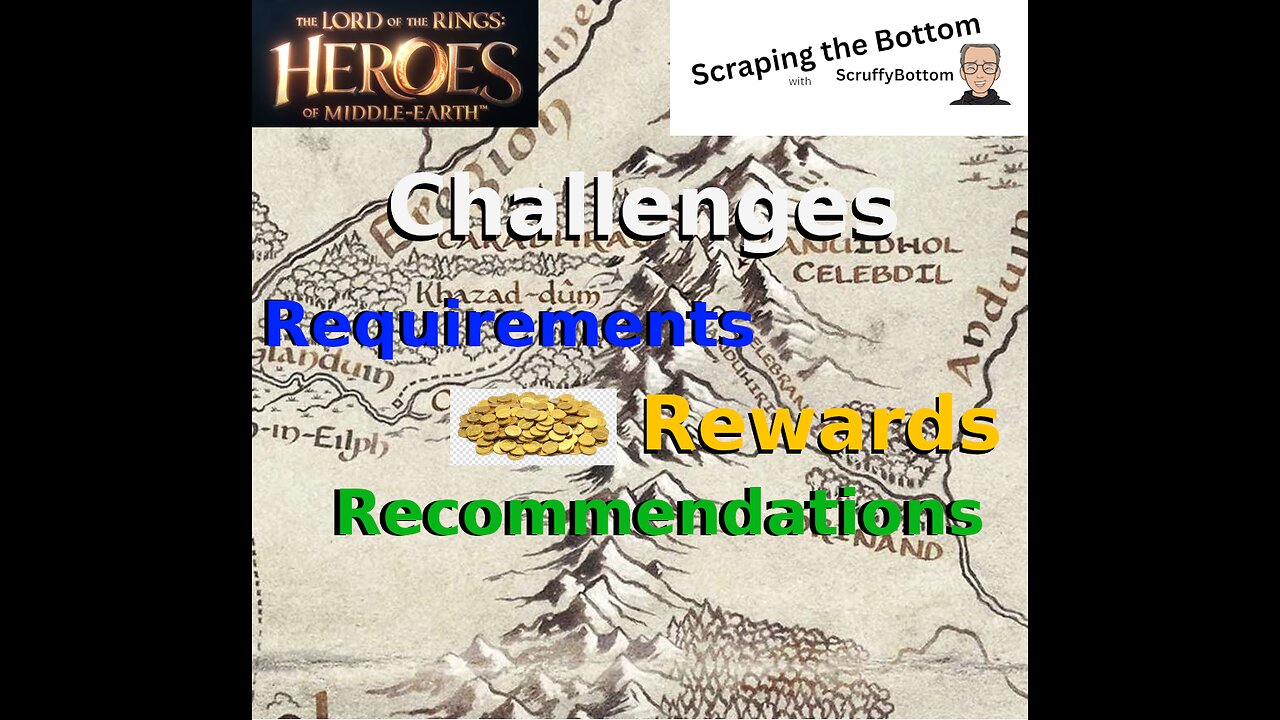 Challenges: Requirements, Rewards, Recommendations!
