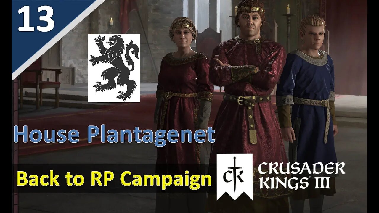 The French Succession Wars Continue l Crusader Kings 3 l House Plantagenet (Anjou) l Part 5