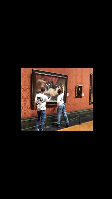 Climate Maniacs Attack The 'Rokeby Venus' At London's National Gallery