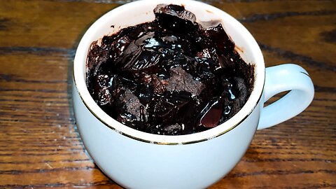 3 Minute Microwave Chocolate Mug Cake