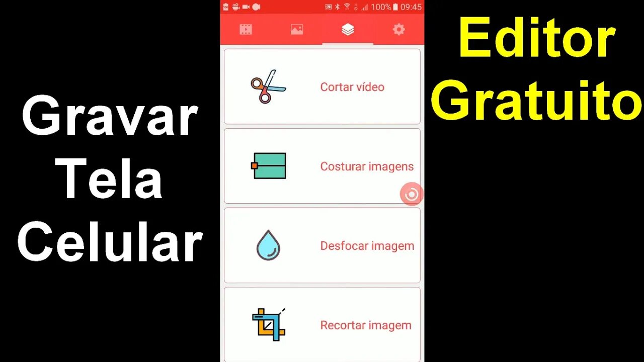 Screen Recorder para gravar a tela celular com aplicativo gratuito.