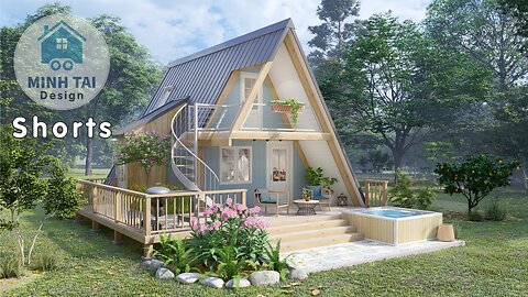 Small House Design Ideas - A Frame House - Minh Tai Design 25 - Shorts