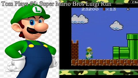 Super Mario Bros Luigi Run - Tom Plays #5