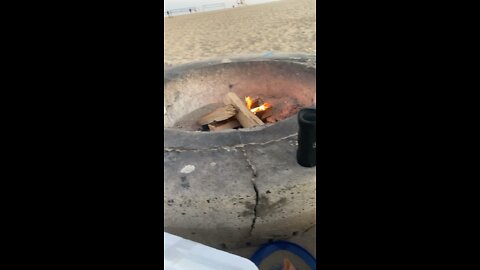 Bonfire at the beach