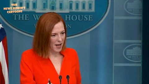 Psaki: "Former president Trump is not the president and president Biden is the president."