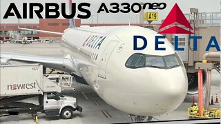 What It’s Like On Delta’s New A330-900 neo Economy Class (SLC-AMS) DL56 (4K)