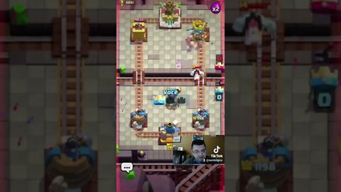 Morte súbita em busca do emblema #02 #shorts #clashroyal #clash #clashroyale #royale #supercell