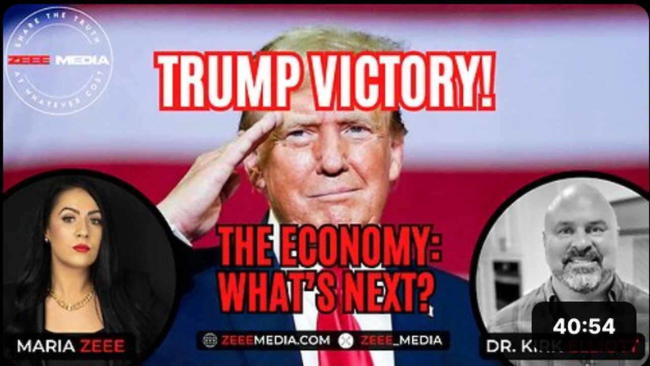 TRUMP VICTORY! The Economy: What's Next? - Dr. Kirk Elliott