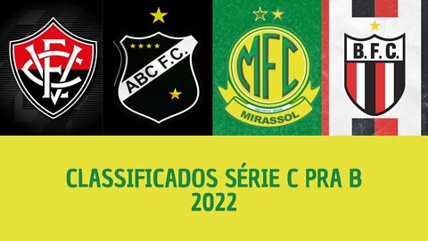 CLASSIFICADOS SÉRIE C 2022