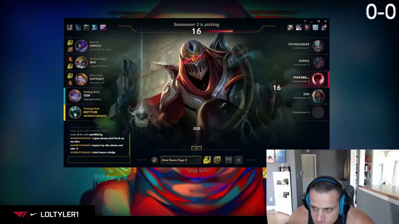 Tyler1 begs on his knees and cries for a dodge
